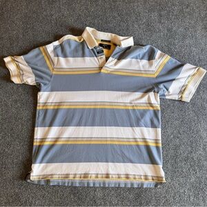 Callaway Shirt Mens Large Multicolor Stretch Pique Polo Golf